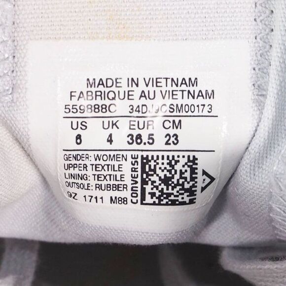 Converse Chuck Taylor All Star Low Ox "Tipped Metallic" 559888C Women's 6 - Picture 10 of 11